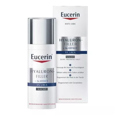 Eucerin Hyaluron-Filler Urea Nacht Creme, 50 ml Eucerin Hyaluron-Filler Urea Nacht Creme, 50 ml