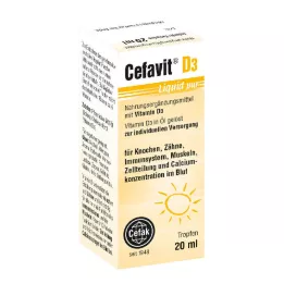 CEFAVIT D3 Liquid pur Tropfen zum Einnehmen, 20 ml