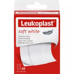 LEUKOPLAST soft white Pflaster 6x10 cm, 10 St