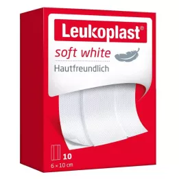 LEUKOPLAST soft white Pflaster 6x10 cm, 10 St