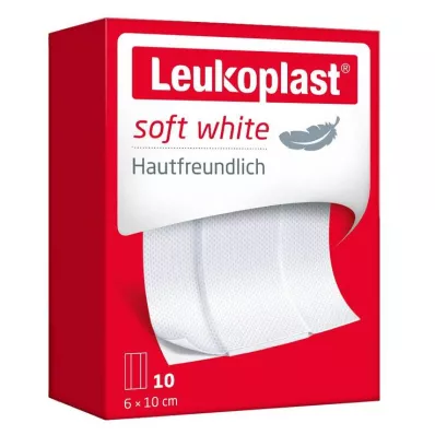 LEUKOPLAST soft white Pflaster 6x10 cm, 10 St