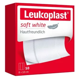 LEUKOPLAST soft white Pflaster 8x10 cm, 10 St