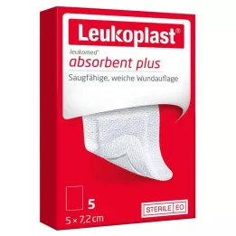 LEUKOPLAST Leukomed steril 5x7,2 cm Wundauflage, 5 St