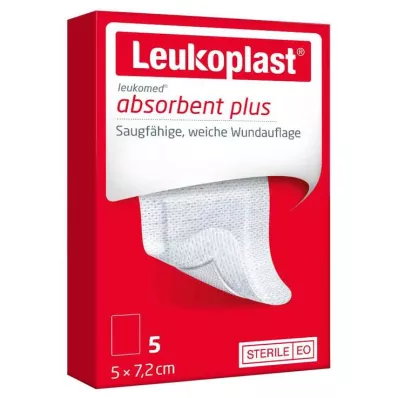 Leukoplast Leukomed steril 5x7,2 cm Wundauflage, 5 St