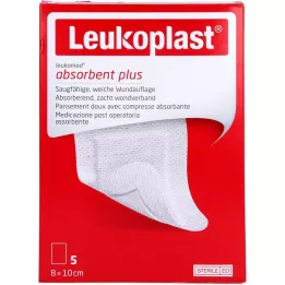 LEUKOPLAST Leukomed steril 8x10 cm Wundauflage, 5 St