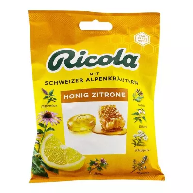 Ricola mit Zucker Beutel Echinacea Honig Zitrone Bonbons, 75 g