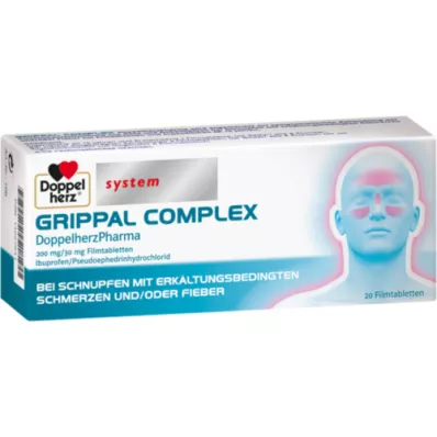 GRIPPAL COMPLEX DoppelherzPharma 200 mg/30 mg FTA, 20 St