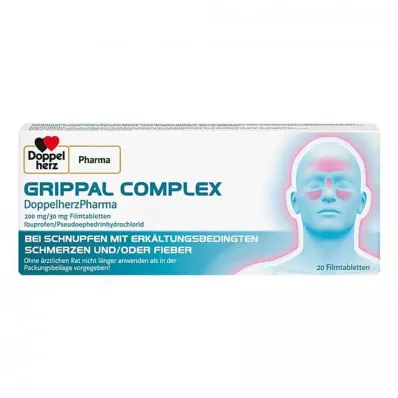 GRIPPAL COMPLEX DoppelherzPharma Filmtabletten , 20 St GRIPPAL COMPLEX DoppelherzPharma Filmtabletten , 20 St
