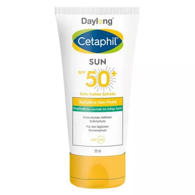 Cetaphil Sun sensitive Gel-Fluid SPF 50 + Sonnenschutz Gesicht, 50 ml