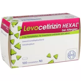LEVOCETIRIZIN HEXAL bei Allergien 5 mg Filmtabl., 100 St