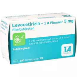 LEVOCETIRIZIN-1A Pharma 5 mg Filmtabletten, 100 St