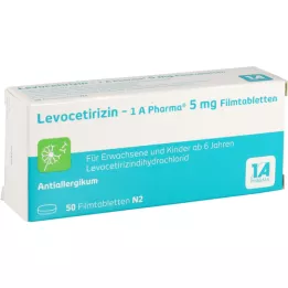 LEVOCETIRIZIN-1A Pharma 5 mg Filmtabletten, 50 St