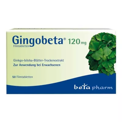 GINGOBETA 120 mg Filmtabletten, 50 St GINGOBETA 120 mg Filmtabletten, 50 St