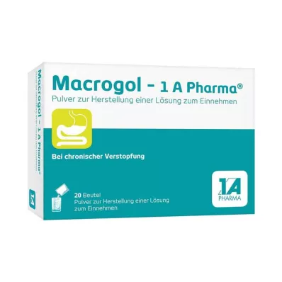 Macrogol-1A Pharma Pulver zur Herstellung einer Lösung zum Einnehmen, 20 St