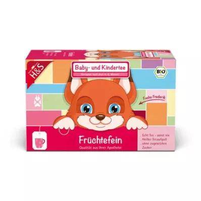 H&amp;S Bio Baby- u.Kindertee Früchtefein Filterbeutel, 20X2.5 g