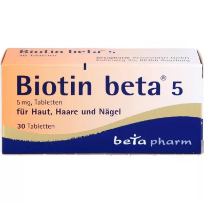 BIOTIN BETA 5 Tabletten, 30 St