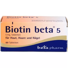 BIOTIN BETA 5 Tabletten, 60 St