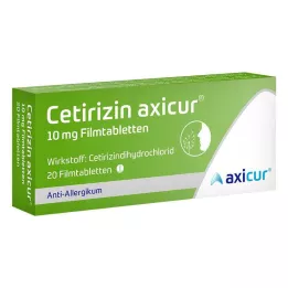 Cetirizin axicur® 10 mg Filmtabletten, 20 St
