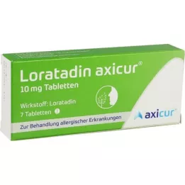 LORATADIN axicur 10 mg Tabletten, 7 St