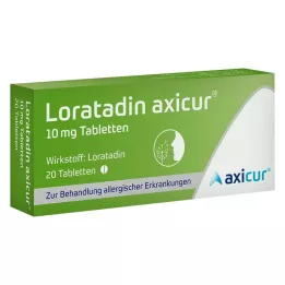 Loratadin axicur® 10 mg Tabletten, 20 St