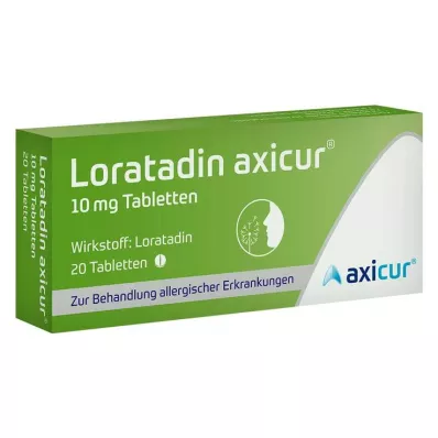 Loratadin axicur® 10 mg Tabletten, 20 St