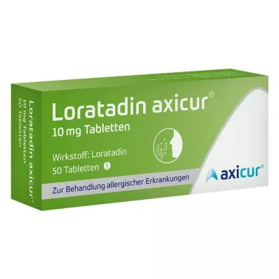 Loratadin axicur® 10 mg Tabletten, 50 St