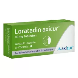 Loratadin axicur 10 mg Tabletten, 100 St