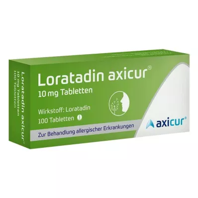 Loratadin axicur 10 mg Tabletten, 100 St