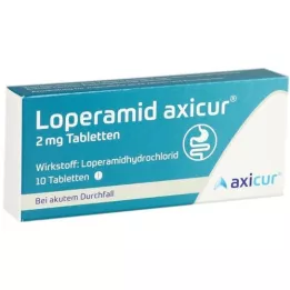 LOPERAMID axicur 2 mg Tabletten, 10 St