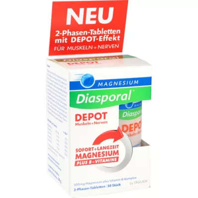 MAGNESIUM DIASPORAL DEPOT Muskel und Nerven Tabl., 30 St