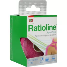 RATIOLINE Sport-Tape 5 cmx5 m pink, 1 St