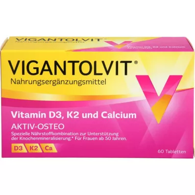 VIGANTOLVIT Vitamin D3 K2 Calcium Filmtabletten, 60 St