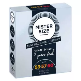 MISTER SIZE Probierpackung 53-57-60 Kondome, 3 St