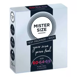 MISTER SIZE Probierpackung 60 64-69 Kondome, 3 St