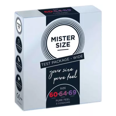 MISTER SIZE Probierpackung 60 64-69 Kondome, 3 St