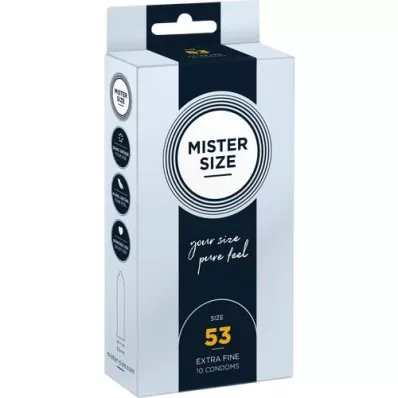 MISTER Size 53 Kondome, 10 St