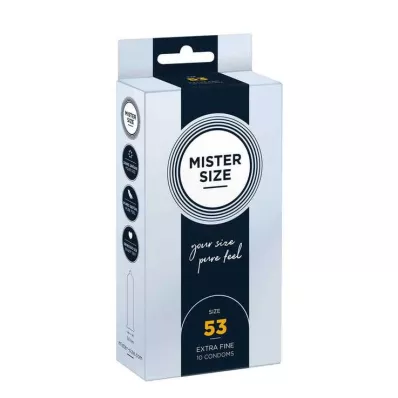MISTER SIZE 53 Kondome, 10 St