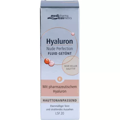 HYALURON NUDE Perfect.Fluid getönt s.hel HT LSF 20, 50 ml