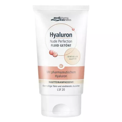Hyaluron Nude Perfec.getönt.Fluid LSF 20 sehr hell, 50 ml Hyaluron Nude Perfec.getönt.Fluid LSF 20 sehr hell, 50 ml
