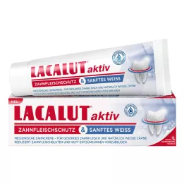 LACALUT aktiv Zahnfleischschutz &amp; sanftes Weiß Zahnpasta, 75 ml