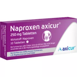 NAPROXEN axicur 250 mg Tabletten, 10 St