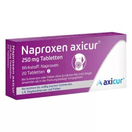 Naproxen axicur® 250 mg Tabletten, 20 St