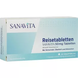 REISETABLETTEN Sanavita 50 mg Tabletten, 20 St