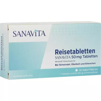 REISETABLETTEN Sanavita 50 mg Tabletten, 20 St