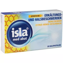 ISLA MED akut Zitrus-Honig Pastillen, 20 St