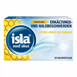 isla® med akut Pastillen Zitrus-Honig-Geschmack, 20 St