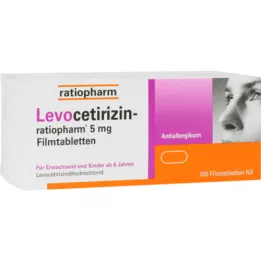 LEVOCETIRIZIN-ratiopharm 5 mg Filmtabletten, 100 St