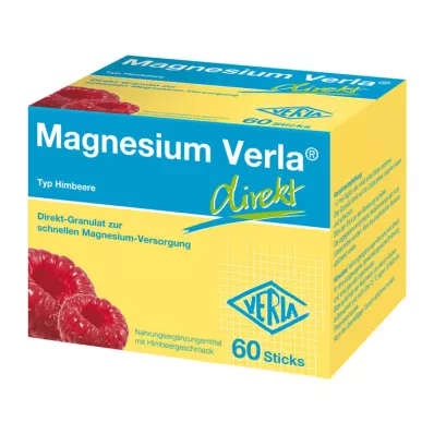Magnesium Verla direkt Granulat Himbeere, 60 St