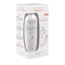 AVENE Thermalwasser Spray 150ml+5 Tuchmasken Set, 1 P