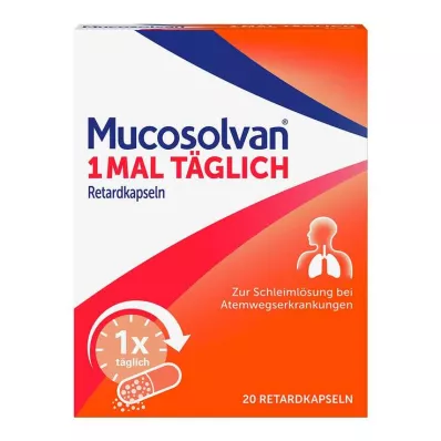 Mucosolvan 1x täglich Retardkapseln, 20 St Mucosolvan 1x täglich Retardkapseln, 20 St